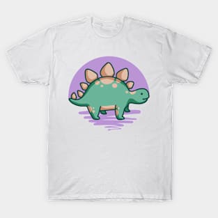 Cute Stegosaurus Dino Dinosaur T-Shirt